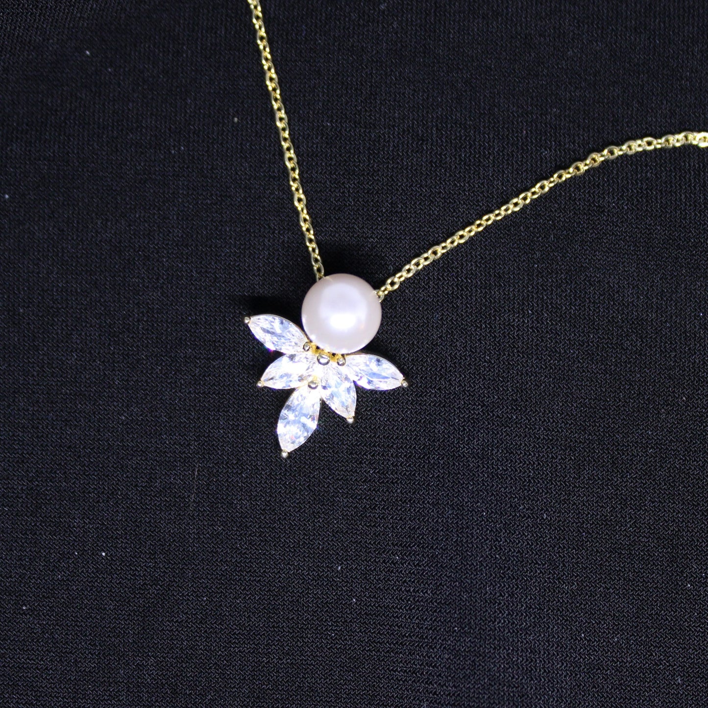18k Gold Plated Angel Necklace image 0