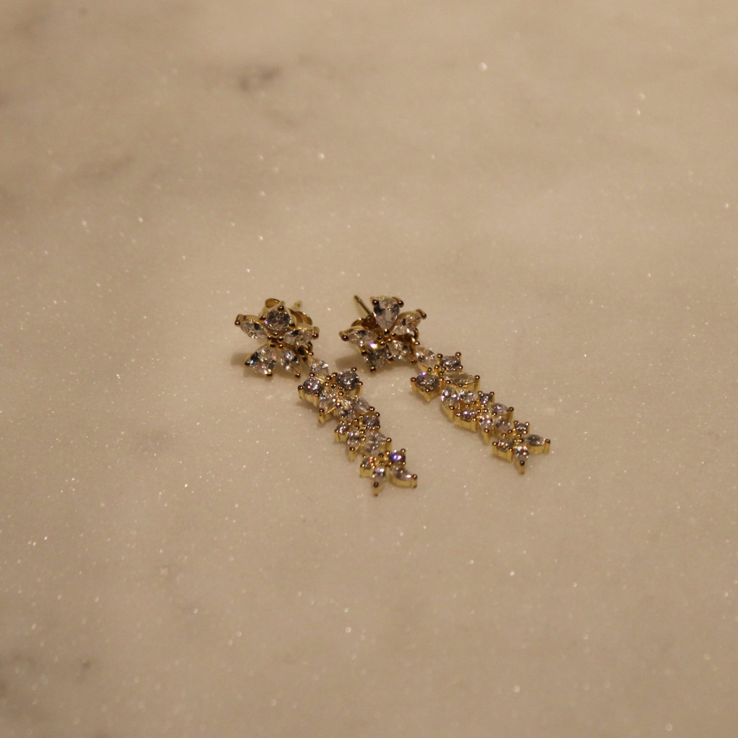 Olha: Pear and Marquise Diamond Earrings image 0