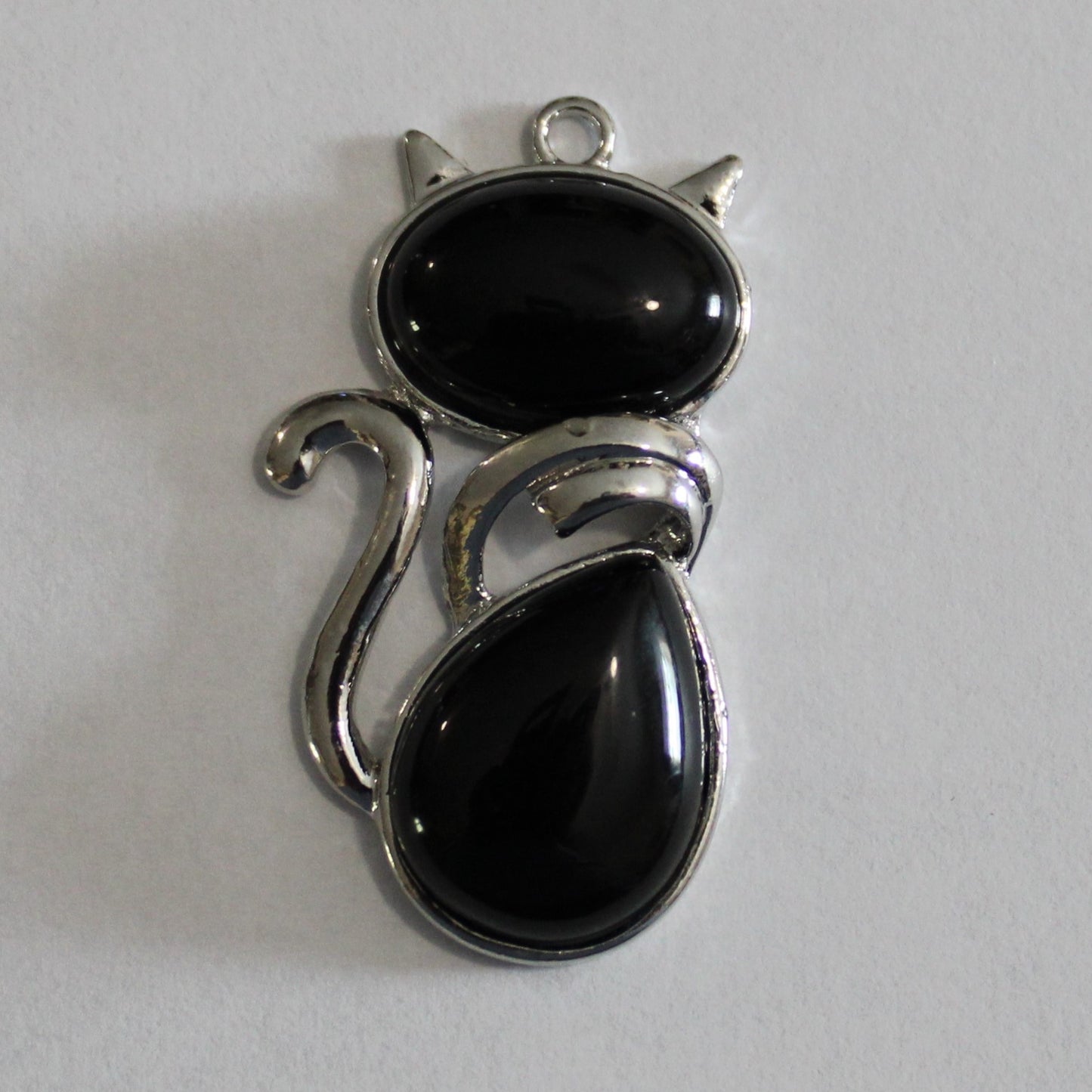 Cat Stone Charm Necklace image 9