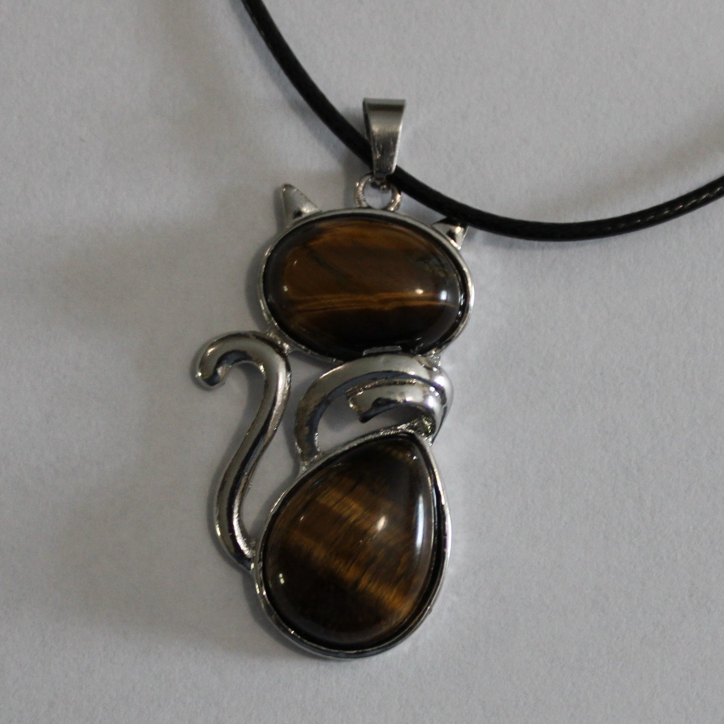Cat Stone Charm Necklace image 10
