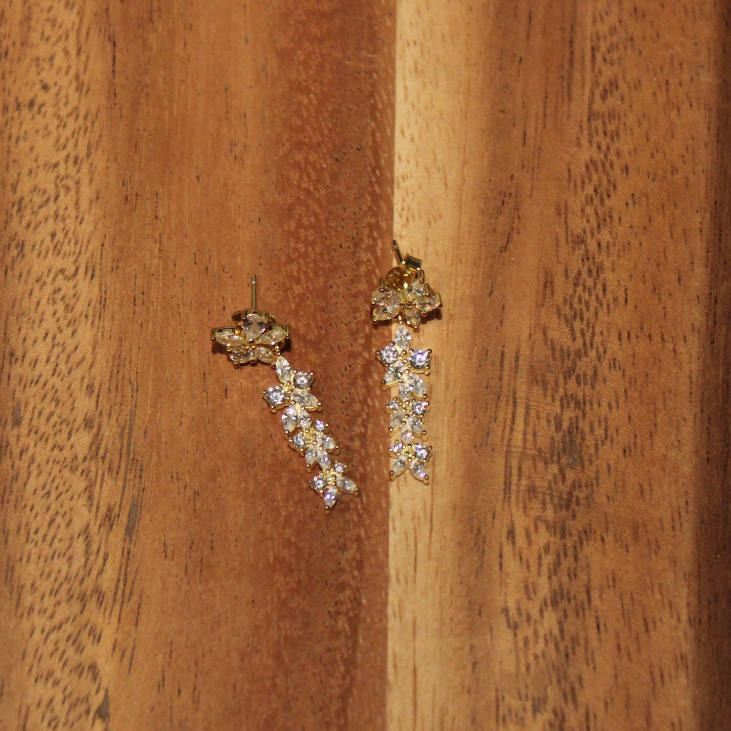 Olha: Pear and Marquise Diamond Earrings image 2