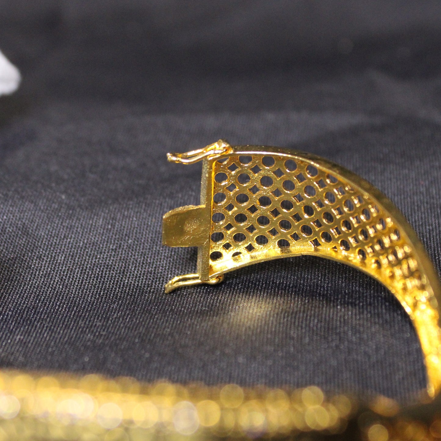 Mia: Citrine and Diamond Bangle