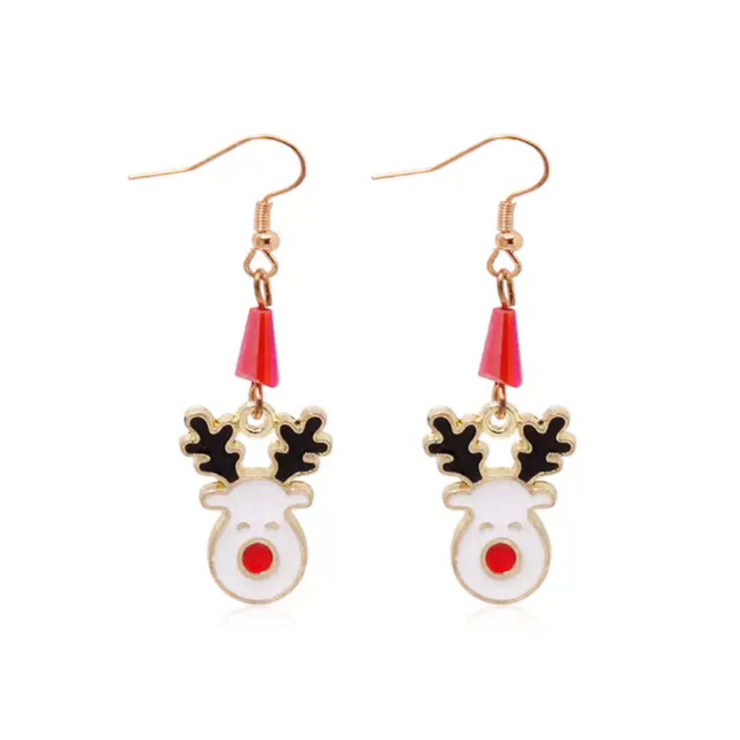 Silver/Gold-plated Stainless Steel Holiday / Christmas Earrings *** 12 Varieties ***