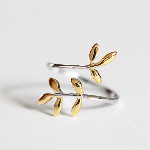 .925 Sterling Branch Style Wrap Ring (Adjustable)