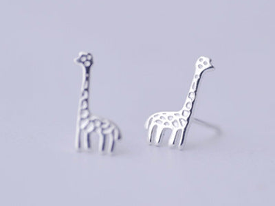 .925 Sterling Giraffe Stud Earrings