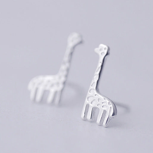 .925 Sterling Giraffe Stud Earrings