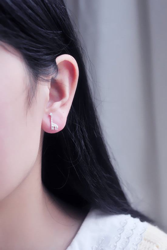.925 Sterling Giraffe Stud Earrings