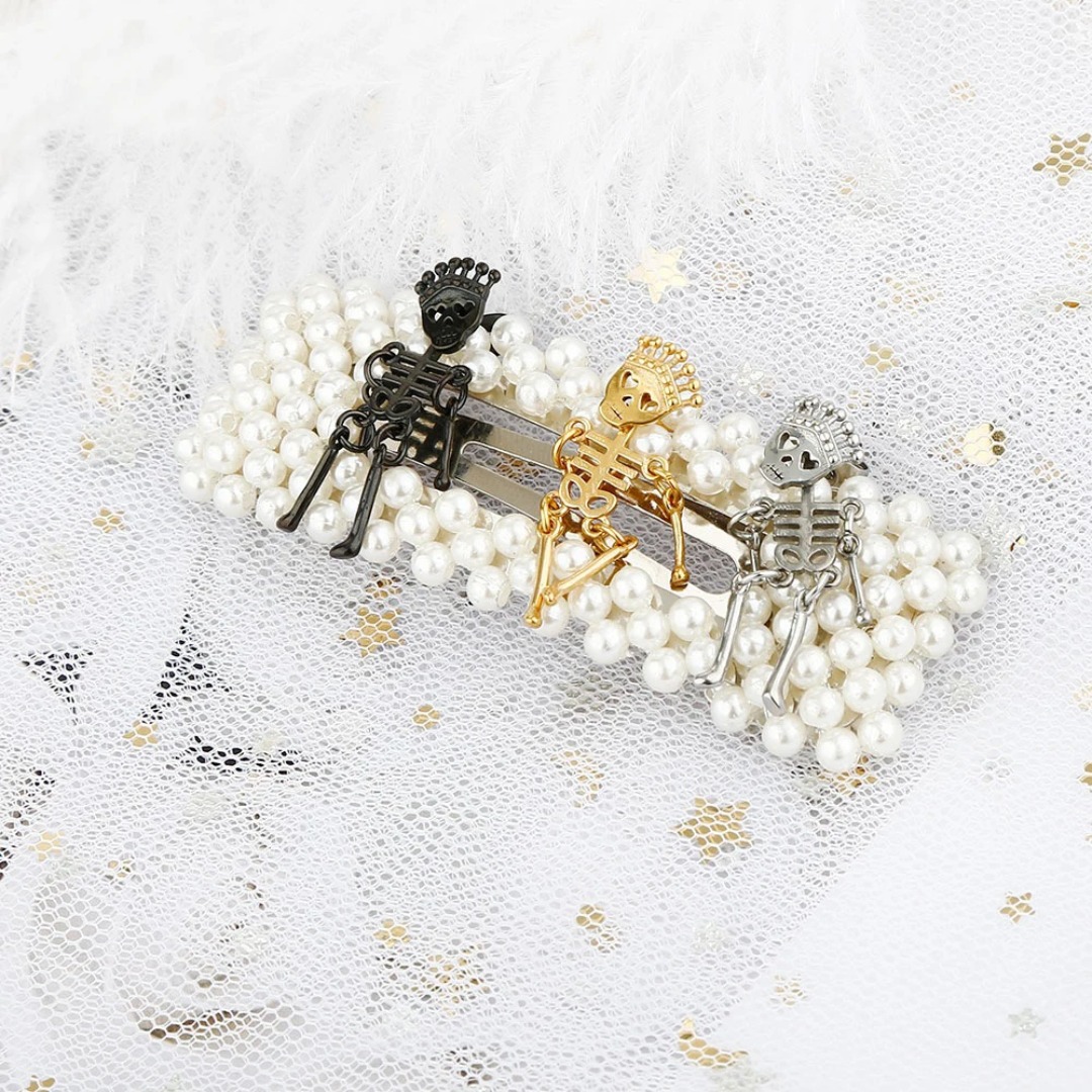 Stainless Steel Movable Skeleton Earrings