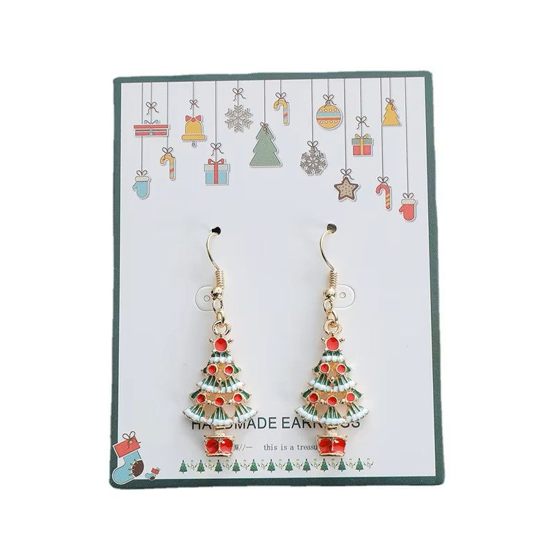 Gold-plated Stainless Steel Holiday / Christmas Charm Earrings *** 9 Styles ***