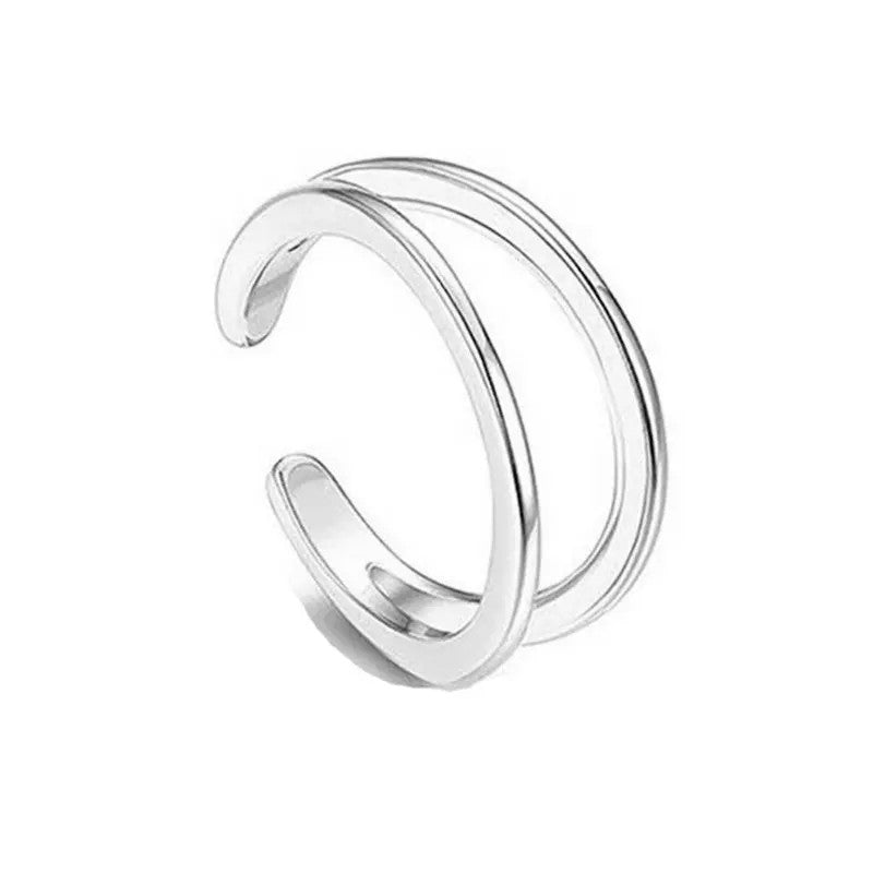 .925 Sterling Silver Toe Ring ** Choice of Crystal, Flower or Split Ring **