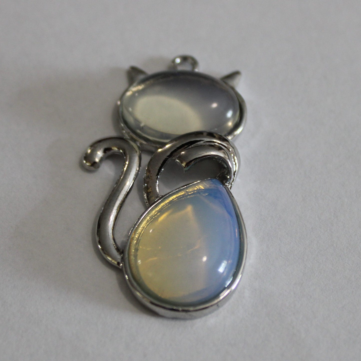 Cat Stone Charm Necklace image 11