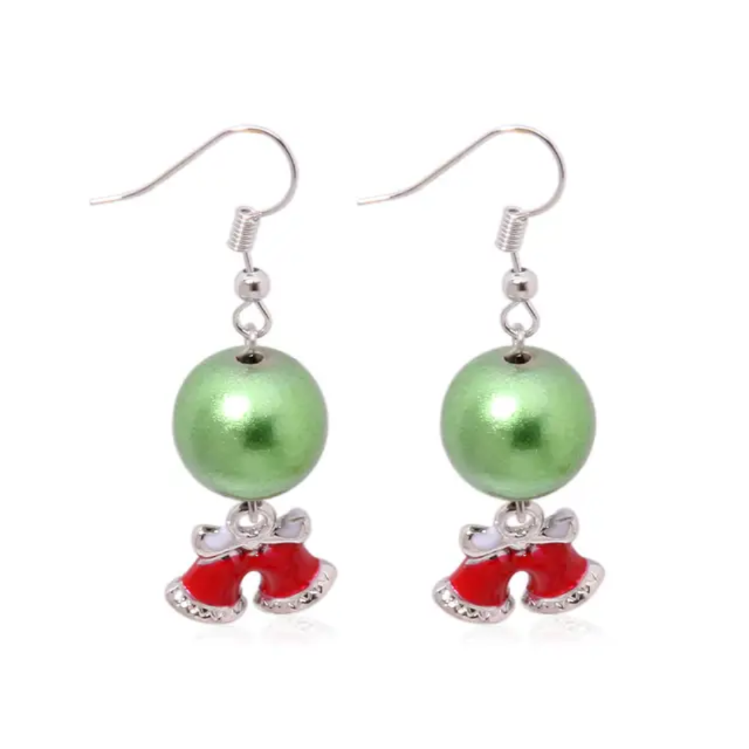 Silver/Gold-plated Stainless Steel Holiday / Christmas Earrings *** 12 Varieties ***