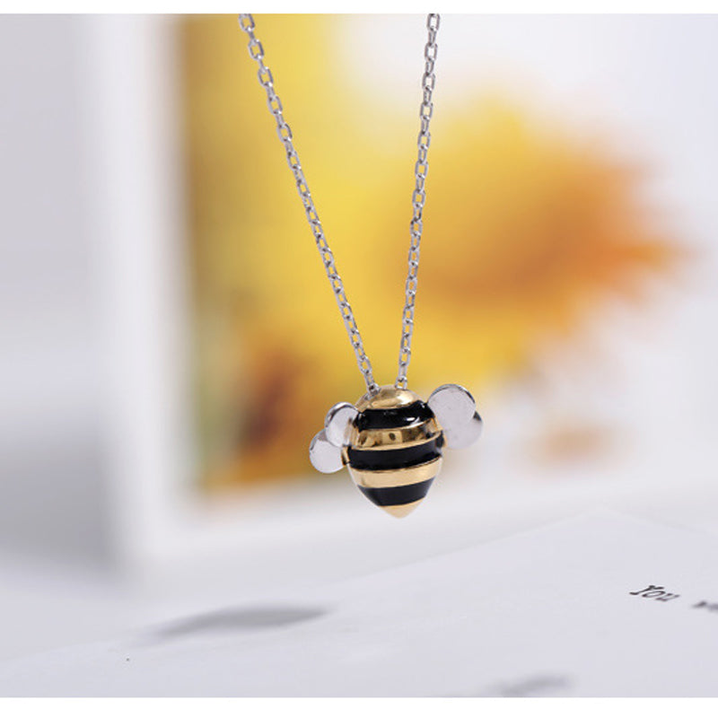 .925 Sterling Bee Necklace
