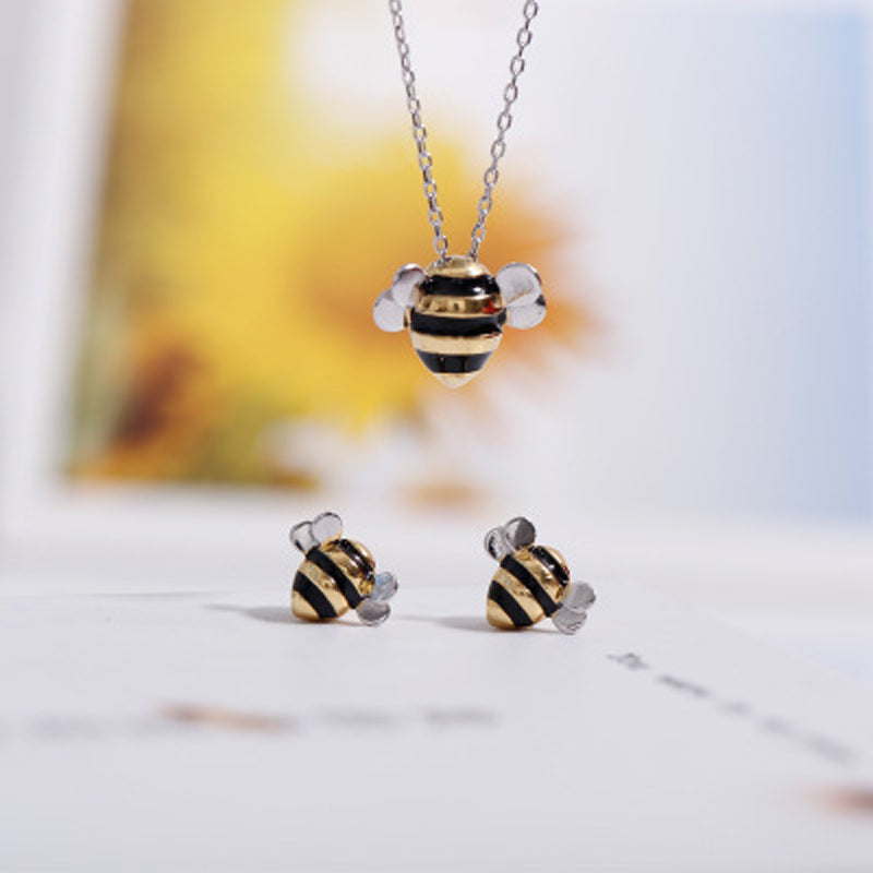.925 Sterling Bee Necklace