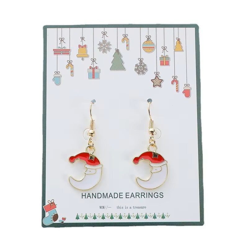 Gold-plated Stainless Steel Holiday / Christmas Charm Earrings *** 9 Styles ***