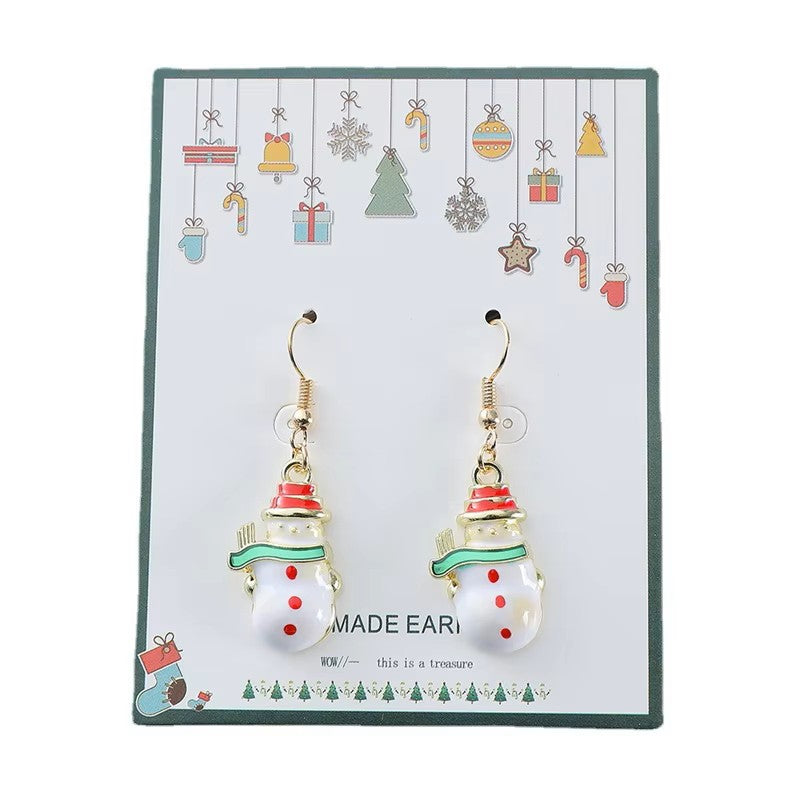 Gold-plated Stainless Steel Holiday / Christmas Charm Earrings *** 9 Styles ***