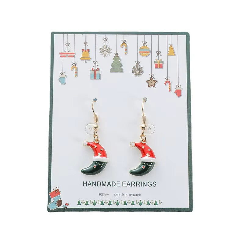 Gold-plated Stainless Steel Holiday / Christmas Charm Earrings *** 9 Styles ***