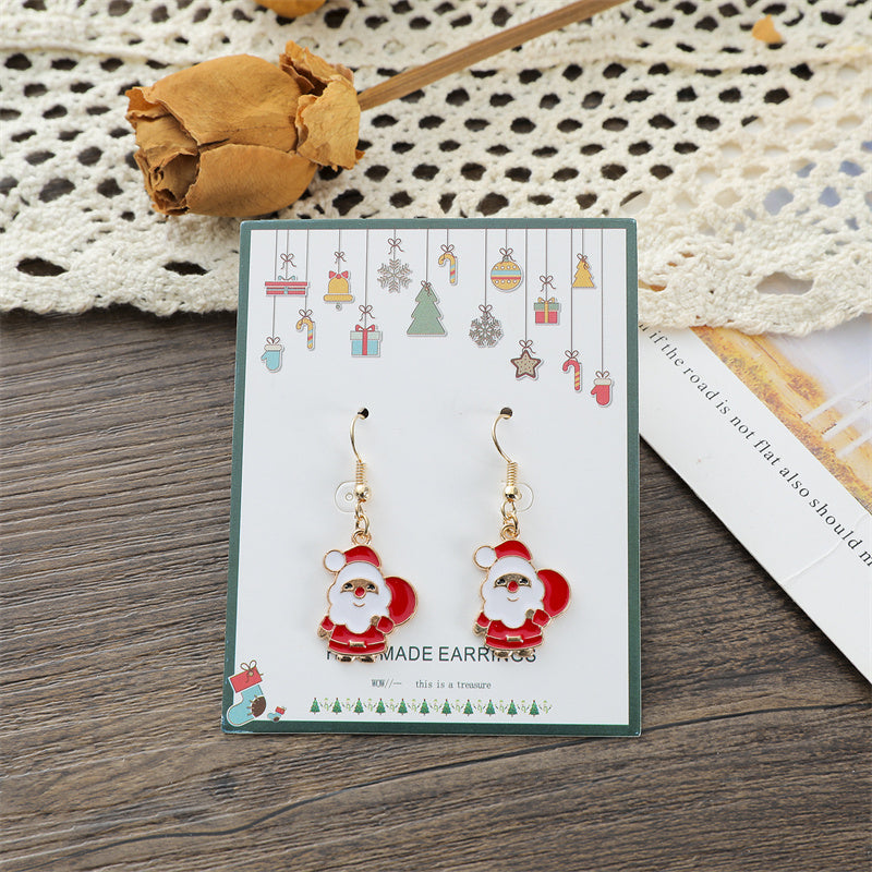 Gold-plated Stainless Steel Holiday / Christmas Charm Earrings *** 9 Styles ***