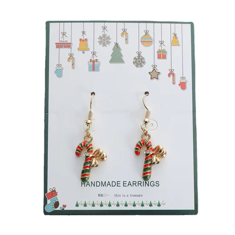 Gold-plated Stainless Steel Holiday / Christmas Charm Earrings *** 9 Styles ***