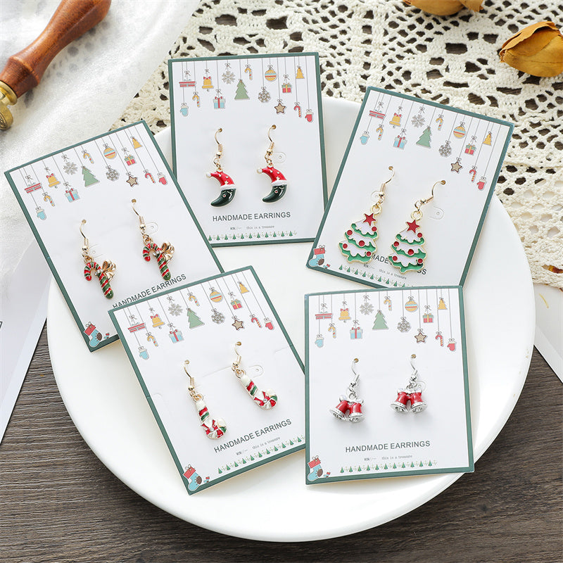 Gold-plated Stainless Steel Holiday / Christmas Charm Earrings *** 9 Styles ***