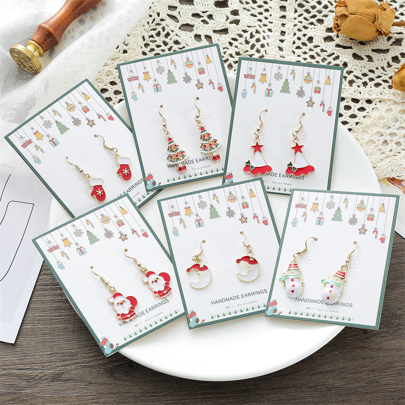 Gold-plated Stainless Steel Holiday / Christmas Charm Earrings *** 9 Styles ***