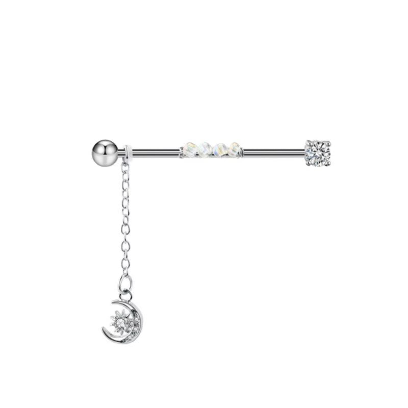 Gold-plated Surgical Steel Upper Ear Industrial Straight Barbell Piercing Jewelry ** Buy 2 Get 1 FREE ** Mix & Match Across Products