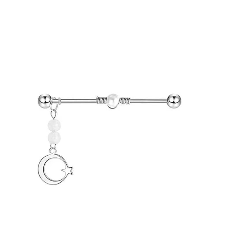 Gold-plated Surgical Steel Upper Ear Industrial Straight Barbell Piercing Jewelry ** Buy 2 Get 1 FREE ** Mix & Match Across Products